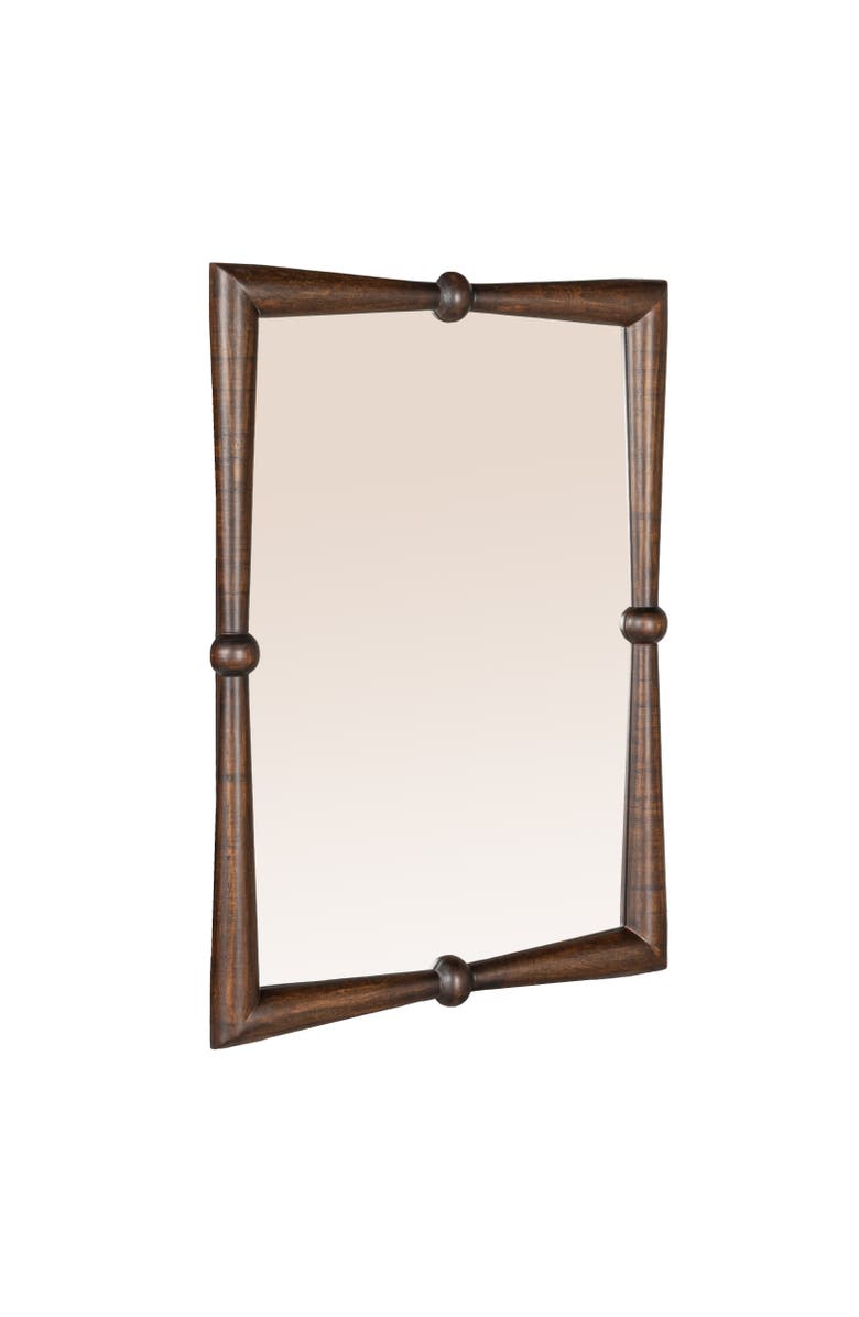 Olive Grove Modern Wall Mirror, Main, color, Brown