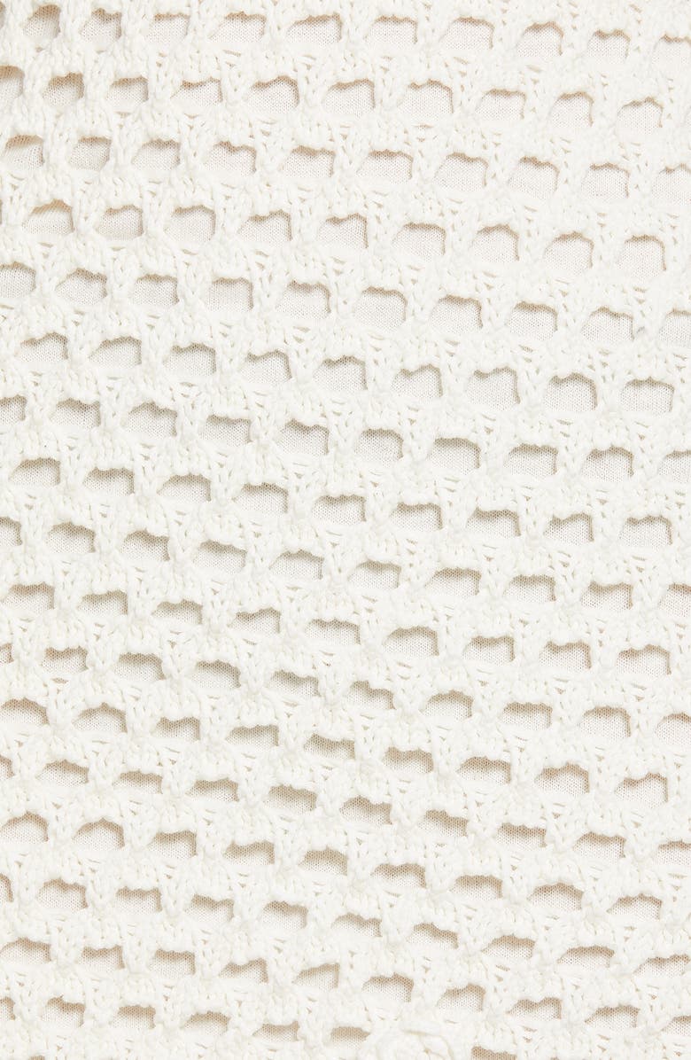 Something Navy Floral Crochet Minidress, Alternate, color, 