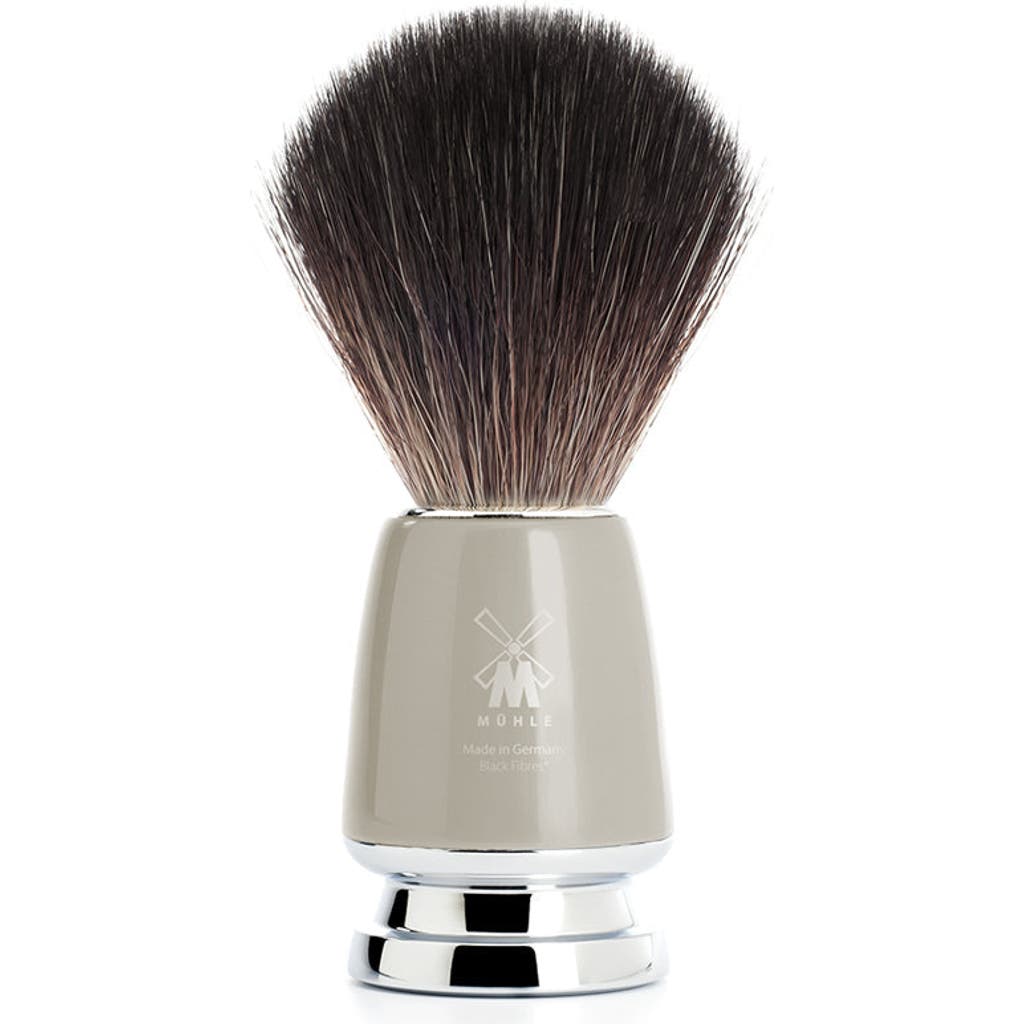 Mühle Rytmo Melange Grey Black Fibre Shaving Brush In Gray