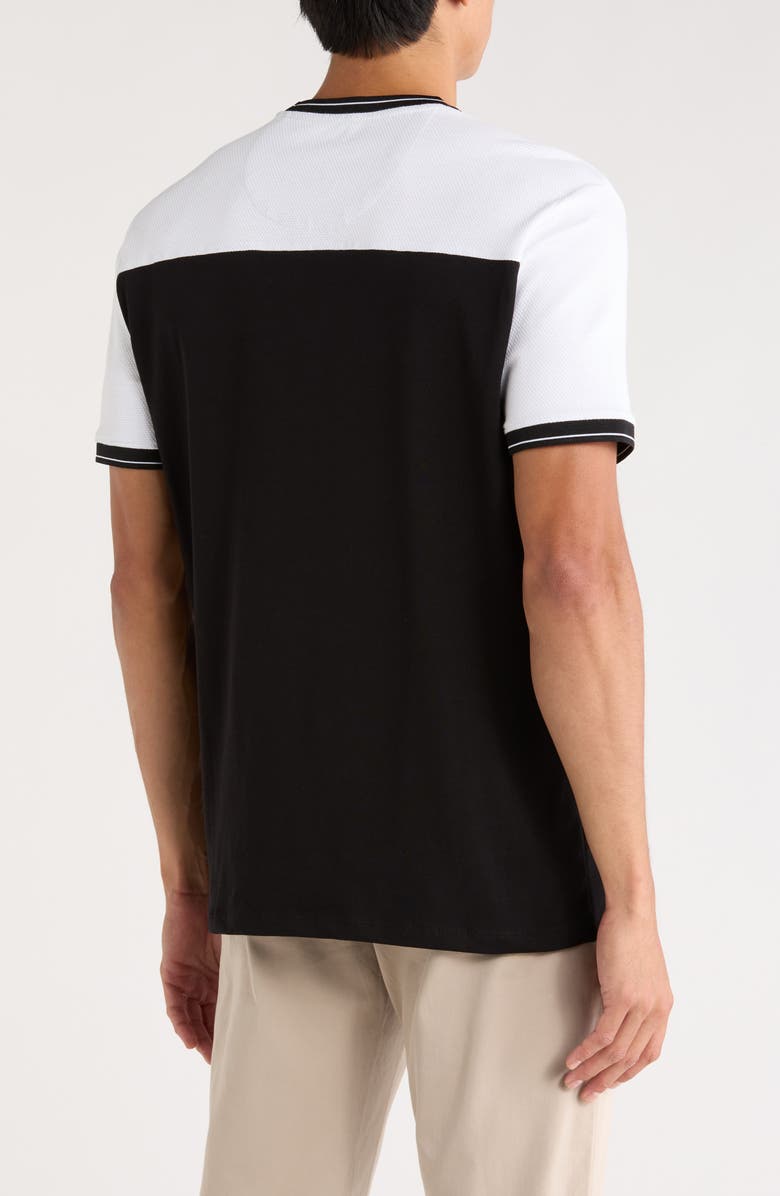 DKNY SPORTSWEAR Jupiter Colorblock T-Shirt, Alternate, color, Black/ White