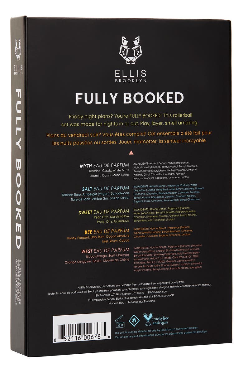 Ellis Brooklyn FULLY BOOKED Rollerball Gift Set USD $75 Value, Alternate, color,