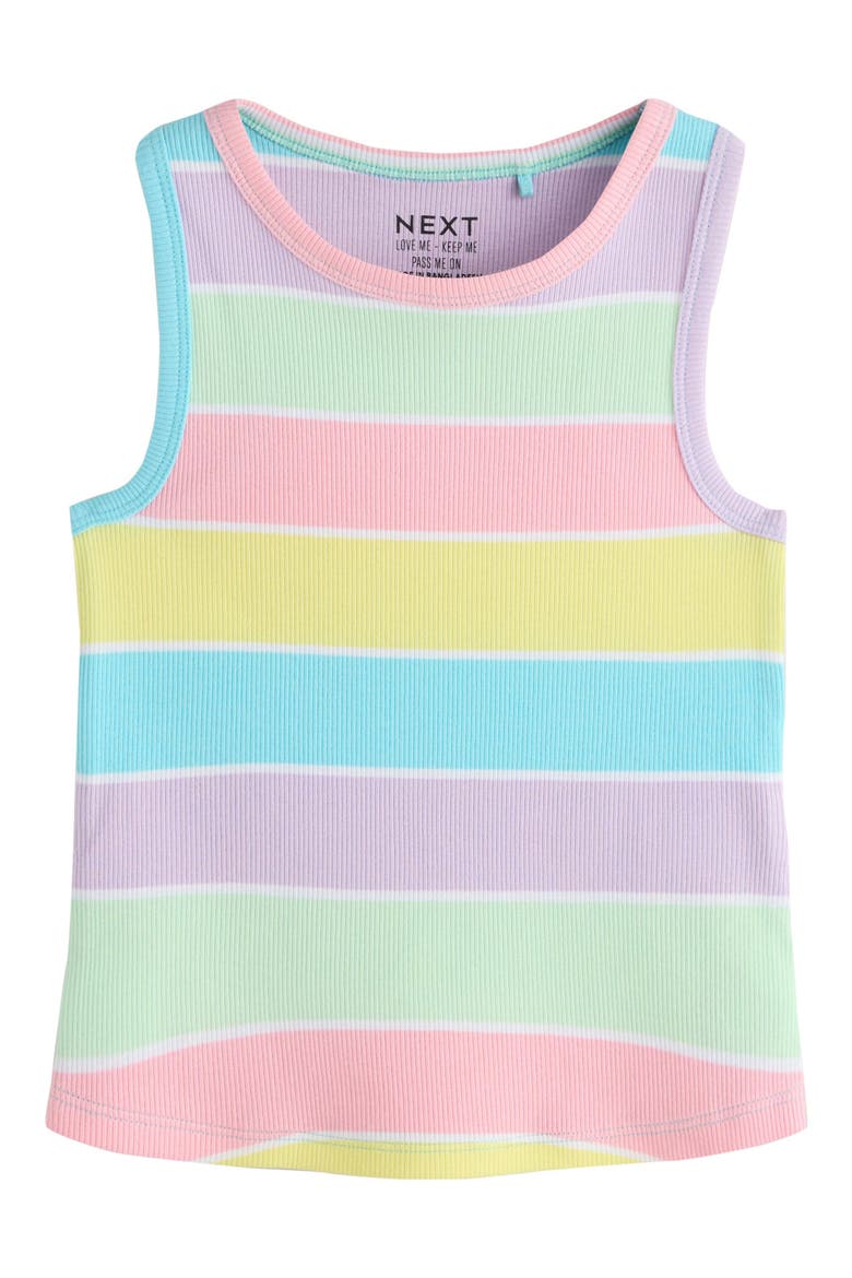 Kids' 7-Pack Rib Tanks, Alternate, color, MULTI