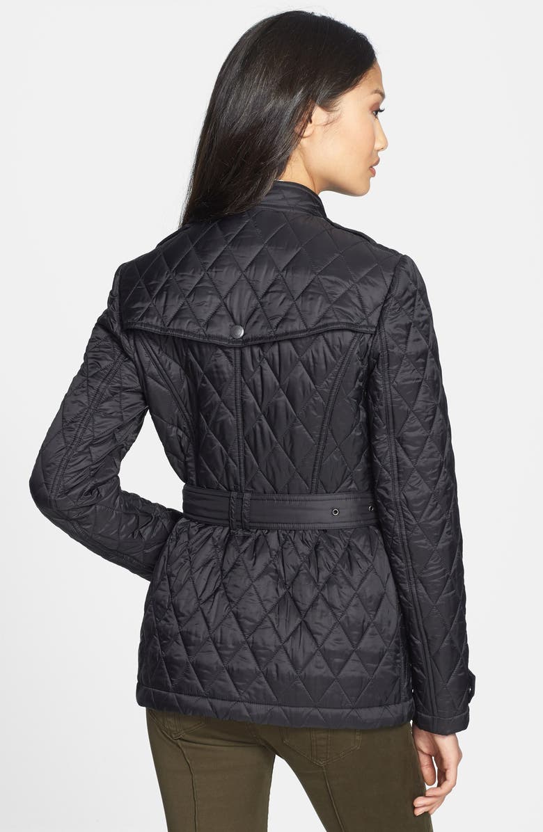 Burberry Brit 'Starkford' Belted Quilted Jacket, Alternate, color,