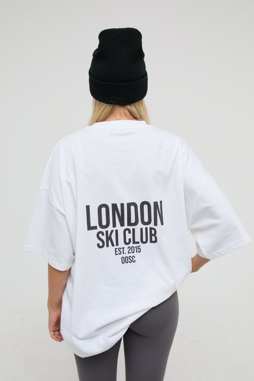 Oosc London Ski Club Oversize T-shirt