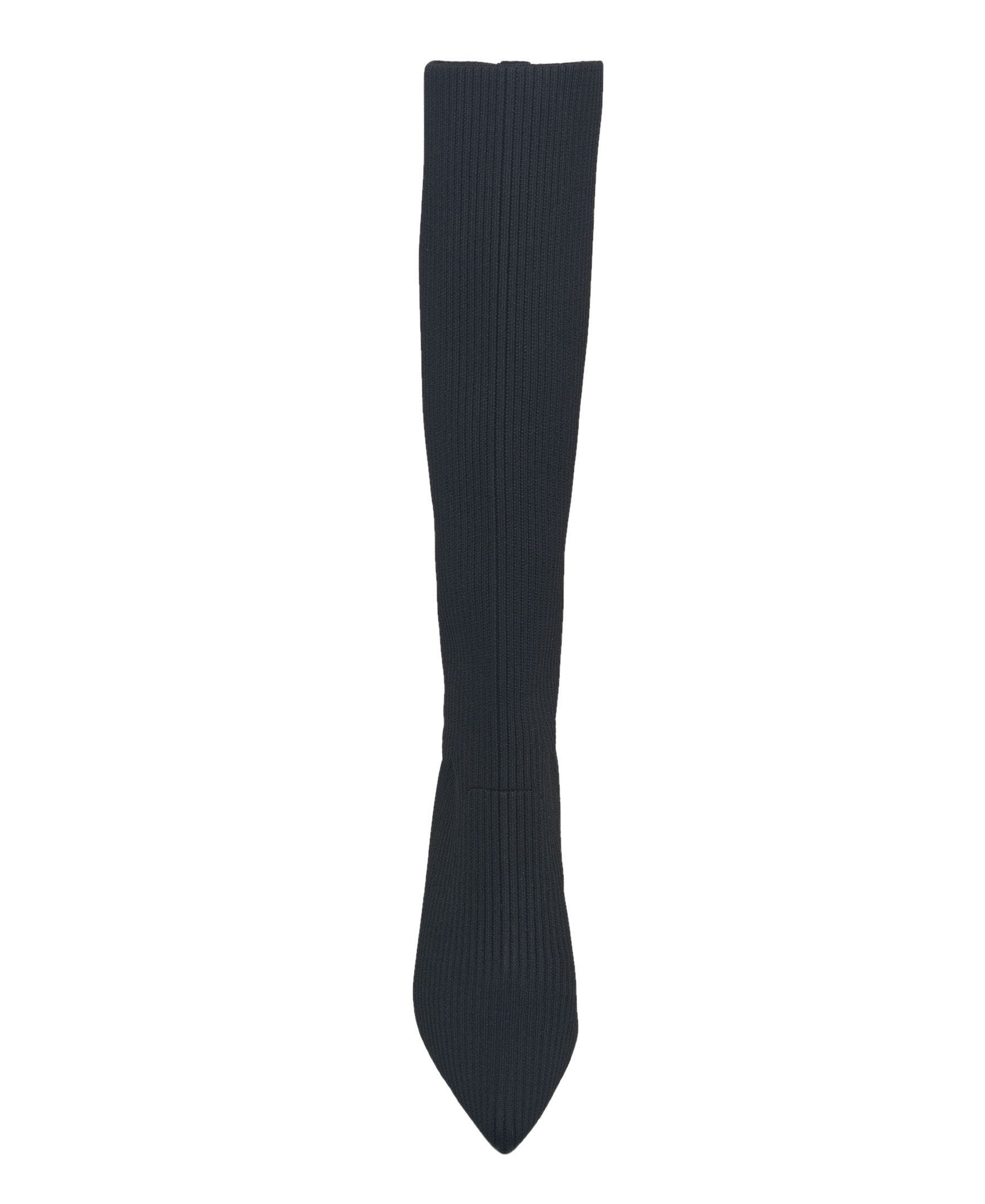 Stretch Knit Knee High Boot, Alternate, color, Black