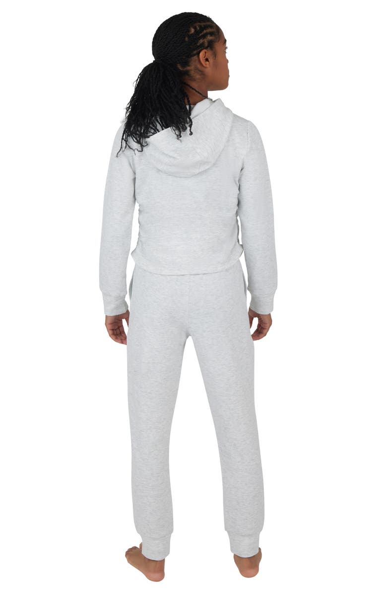 YOGALICIOUS Kids' Brushed Terry Hoodie & Joggers Set, Alternate, color, 