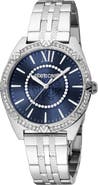 Roberto Cavalli Crystal Bracelet Watch, 34mm