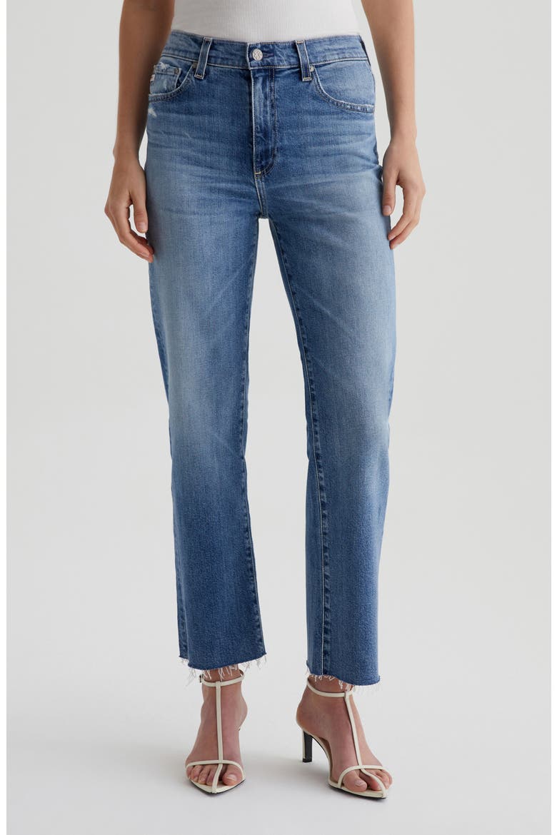 Brinley Mid Rise Straight Crop Jeans, Main, color, 16 YEARS POSTCARD