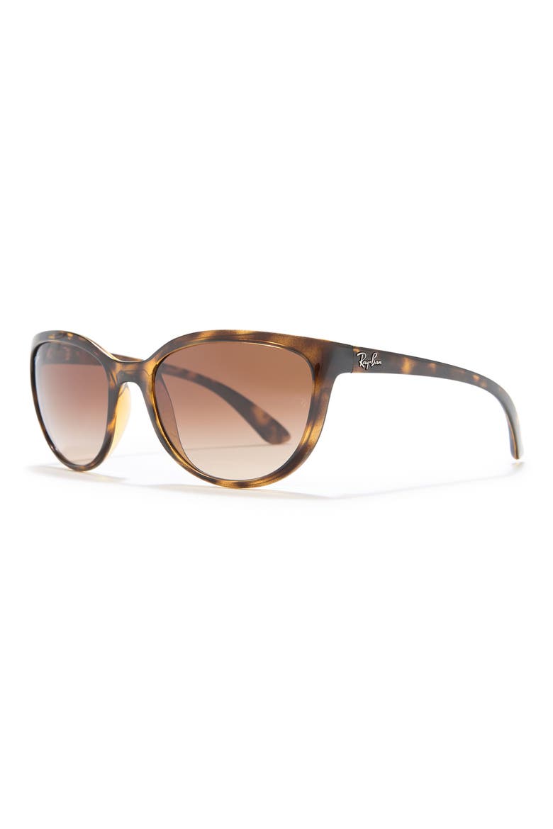 59mm Cat Eye Sunglasses, Alternate, color, LIGHT HAVANA / BROWN GRADIENT