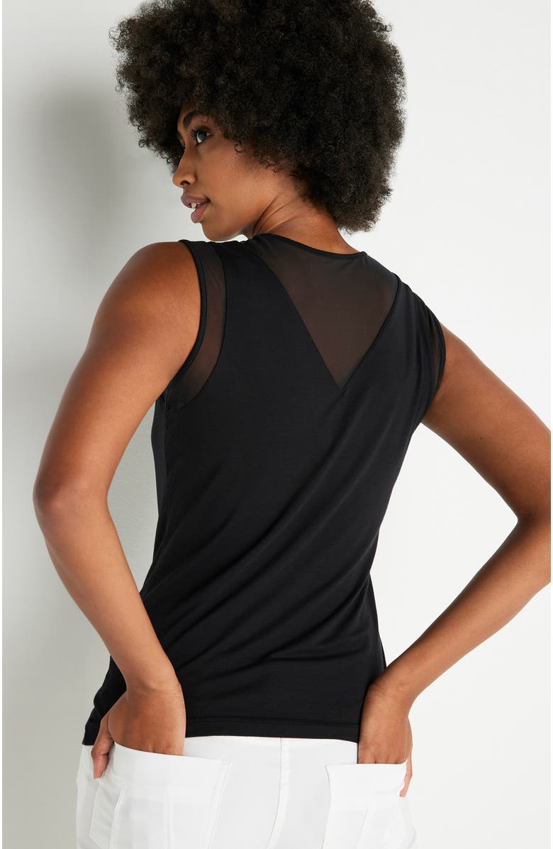 Anatomie Flo Pima Cotton Tank, Alternate, color, Black