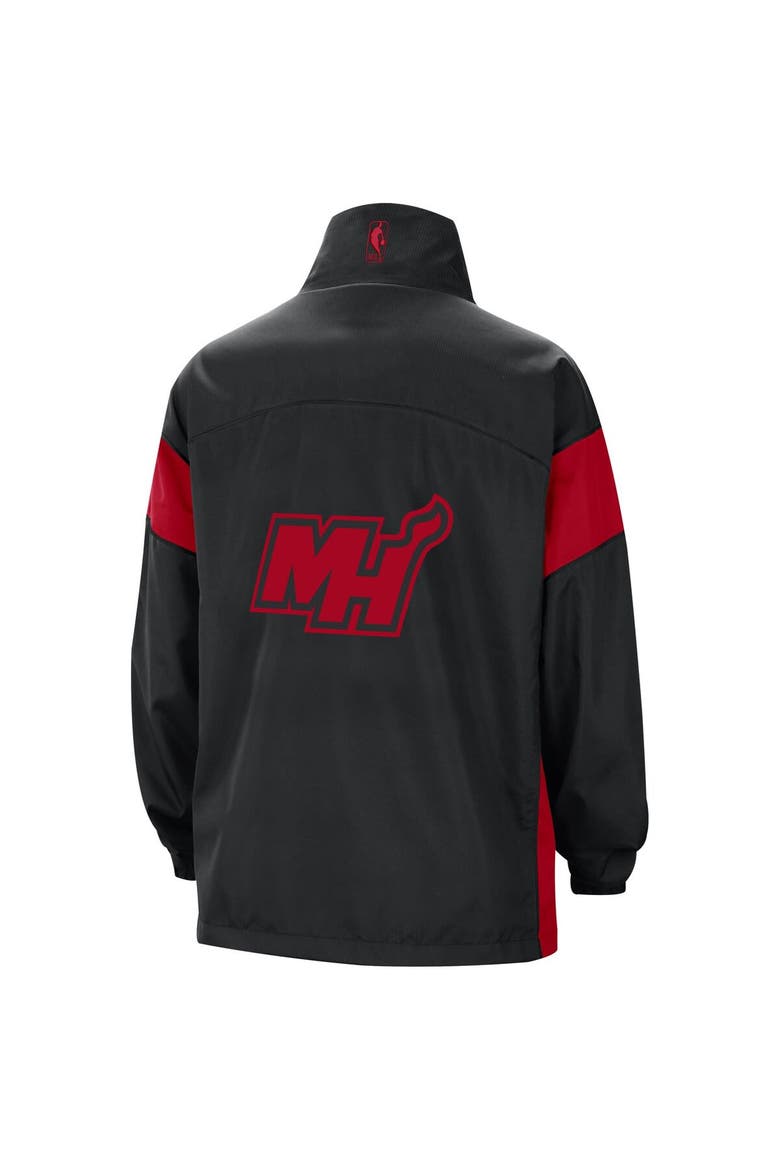 Women's Nike Black Miami Heat 2023/24 City Edition Courtside Swoosh Fly Full-Zip Jacket, Alternate, color, Black