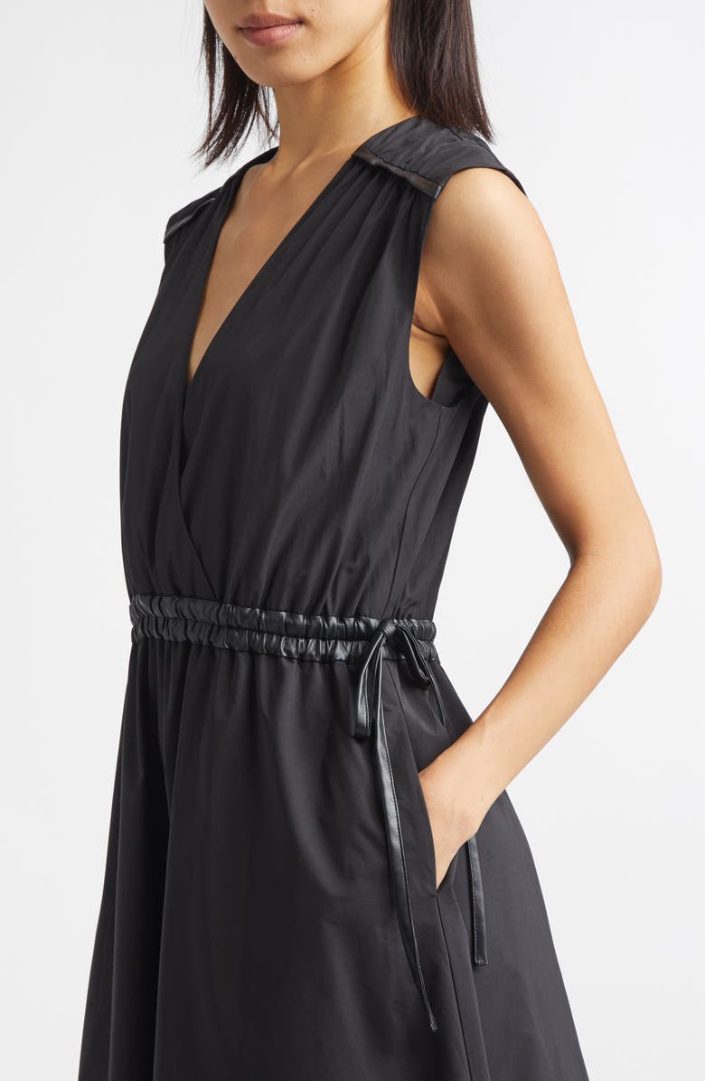 Derek Lam 10 Crosby Eros Sleeveless Midi Dress, Alternate, color, Black