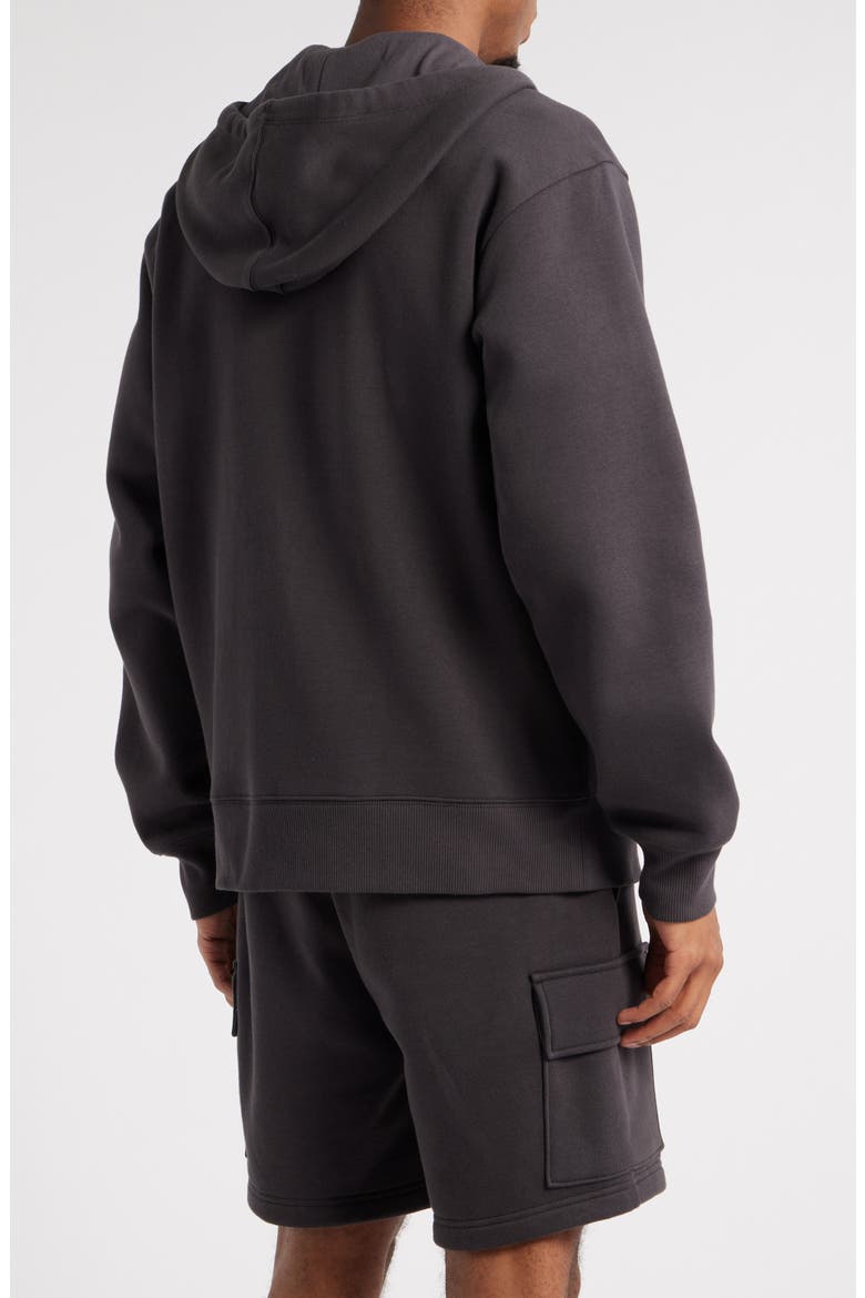 Front Zip Hoodie, Alternate, color, BLACK FADED