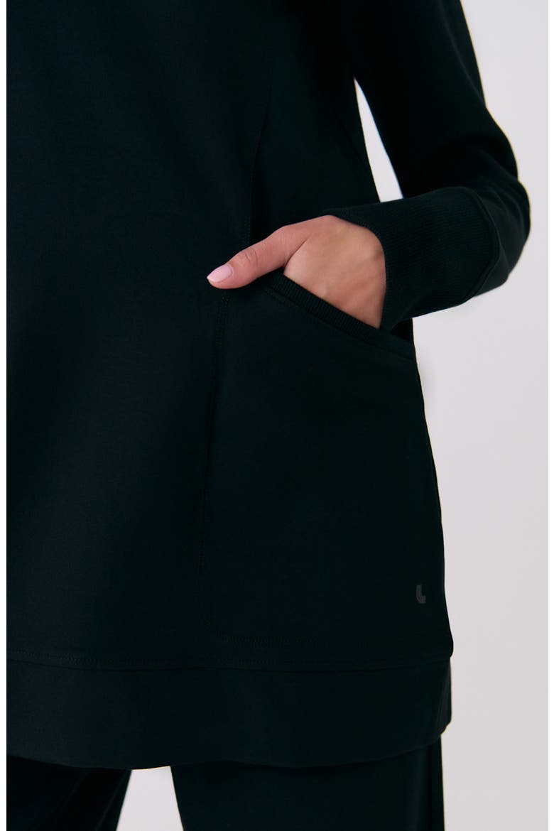 Mindset Tunic Sweatshirt, Alternate, color, BLACK