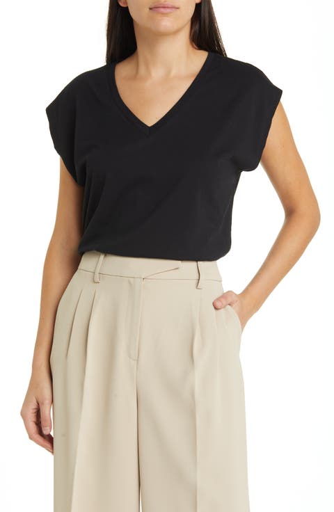 V-Neck Pima Cotton T-Shirt