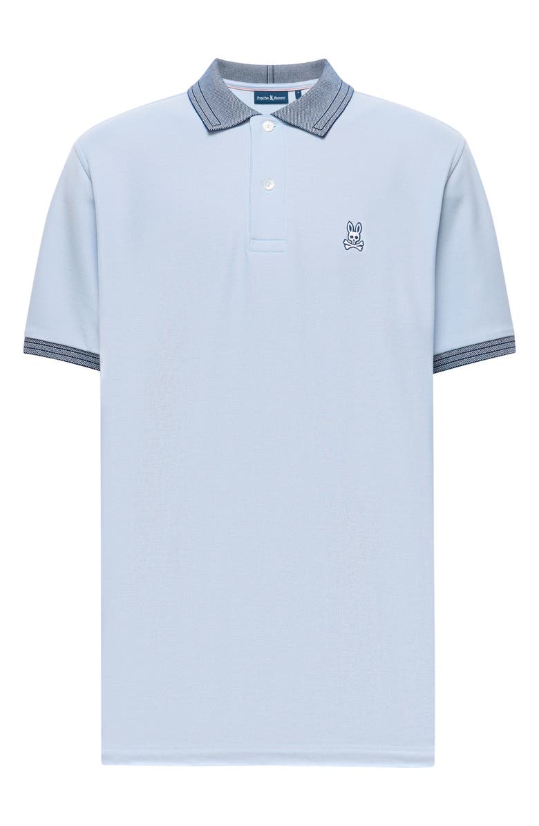 Psycho Bunny Murphy Pima Cotton Piqué Polo, Alternate, color, Zen Blue