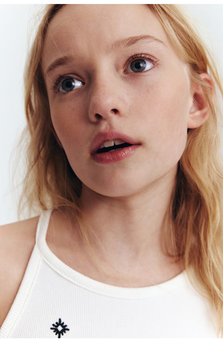 H&M Smock-detail Muslin Skort, Alternate, color, Black