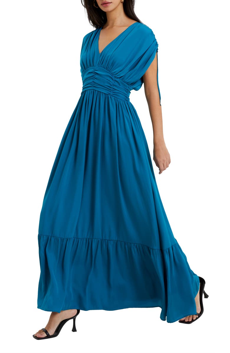 French Connection Audrey Satin Maxi Dress, Main, color,