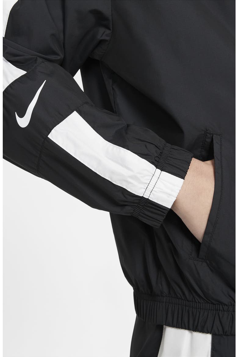 Sportswear Repel Jacket, Alternate, color, BLACK/ WHITE/ WHITE