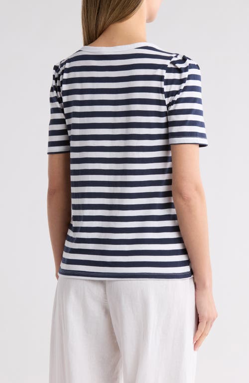CASLON CASLON® STRIPE ENVELOPE NECK KNIT TOP