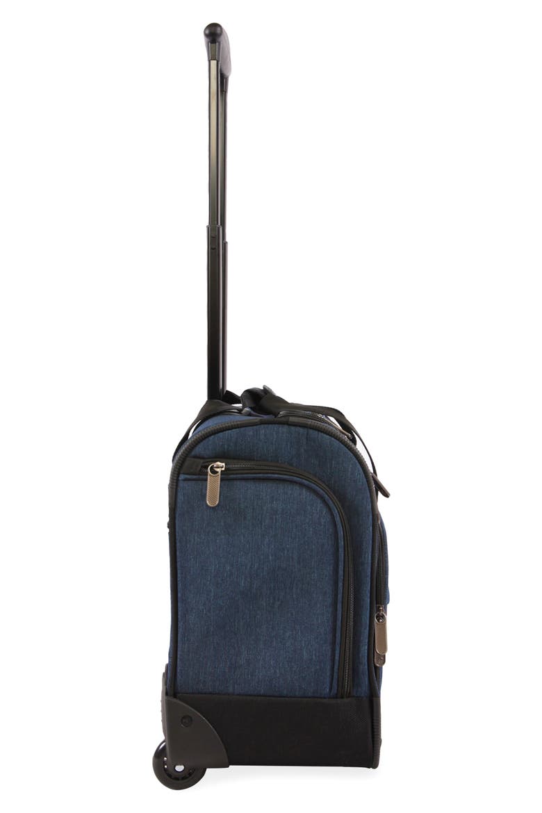 Ethan Under Seat Luggage, Alternate, color, NAVY CROSSHATCH