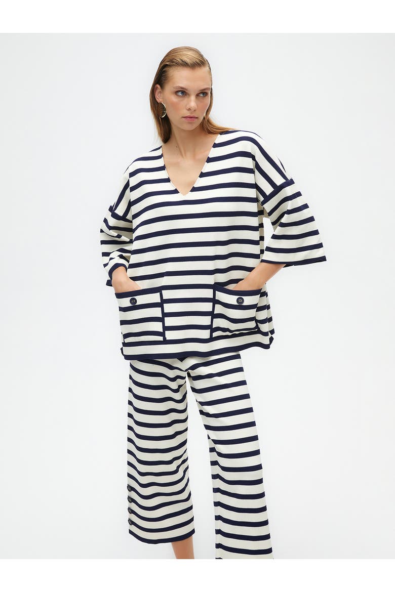 Striped Knit Pants, Alternate, color, Multi-Colored