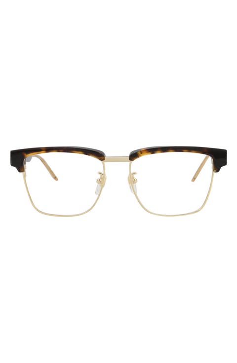 52mm Half Rim Square Optical Frames