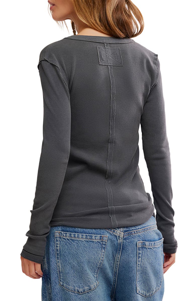 Free People Jamie Henley Top, Alternate, color, Black