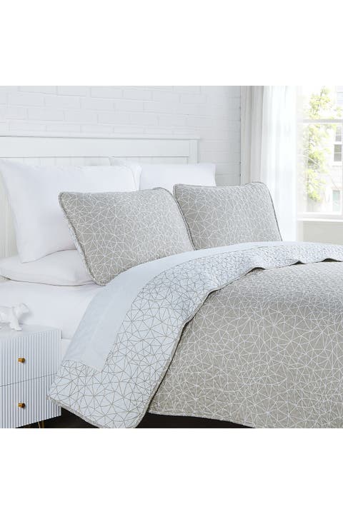 Geometric Maze Oversized Quilt Sets