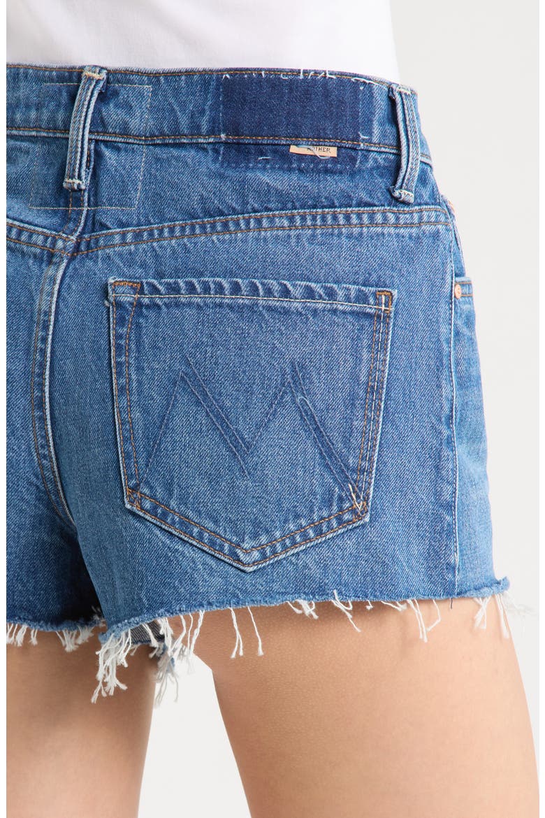 The Dodger Denim Cutoff Shorts, Alternate, color, GREEN THUMB