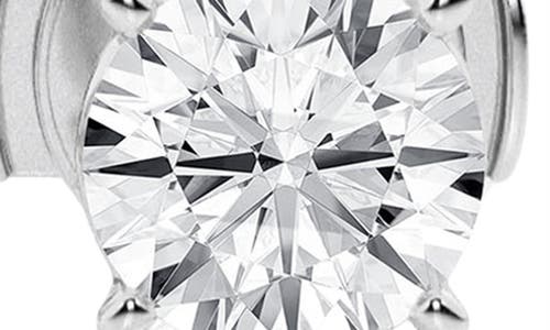 Badgley Mischka Collection Solitaire Diamond Stud Earrings In White