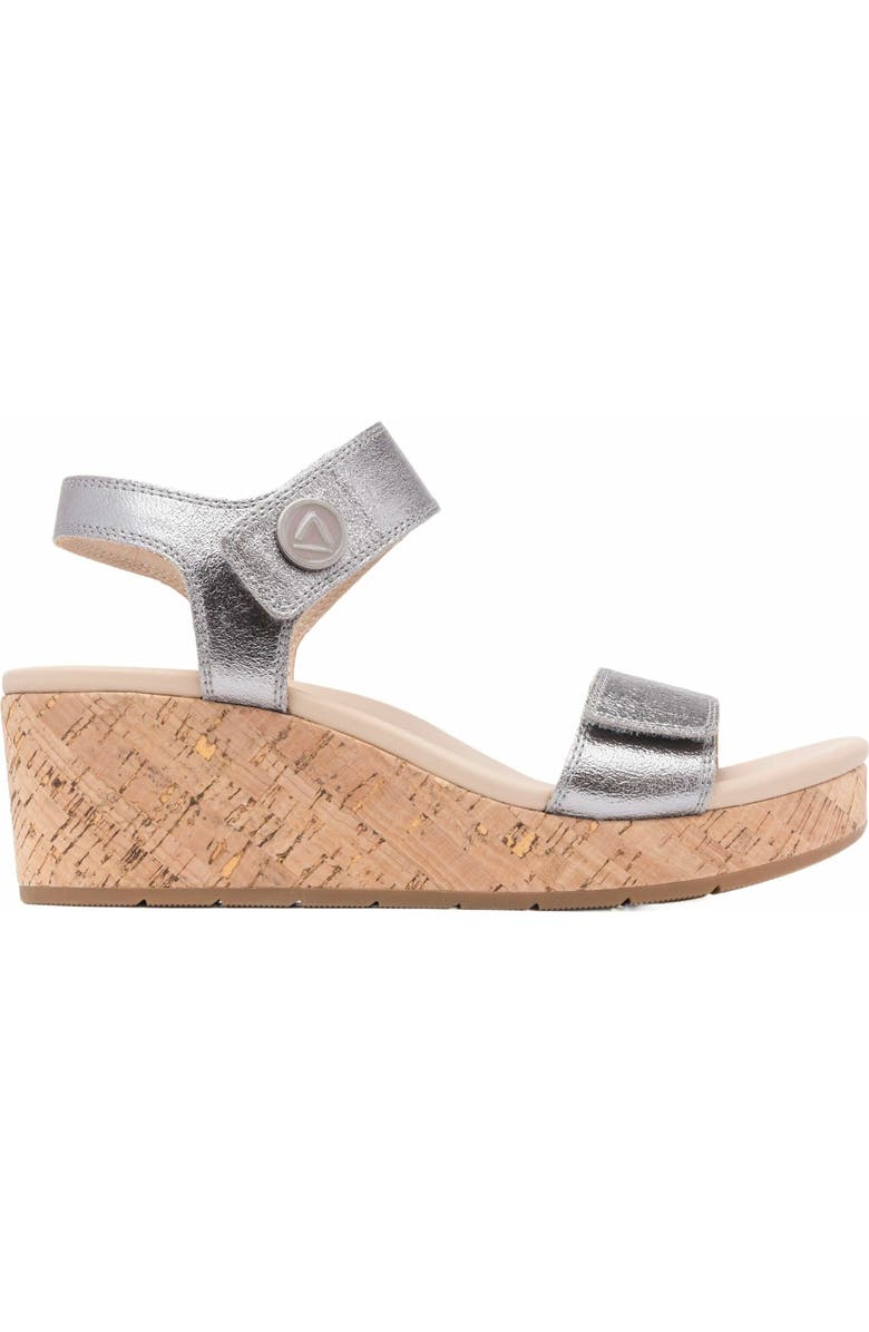 ABEO Riviera Strap Sandal, Alternate, color, Pewter - Regular