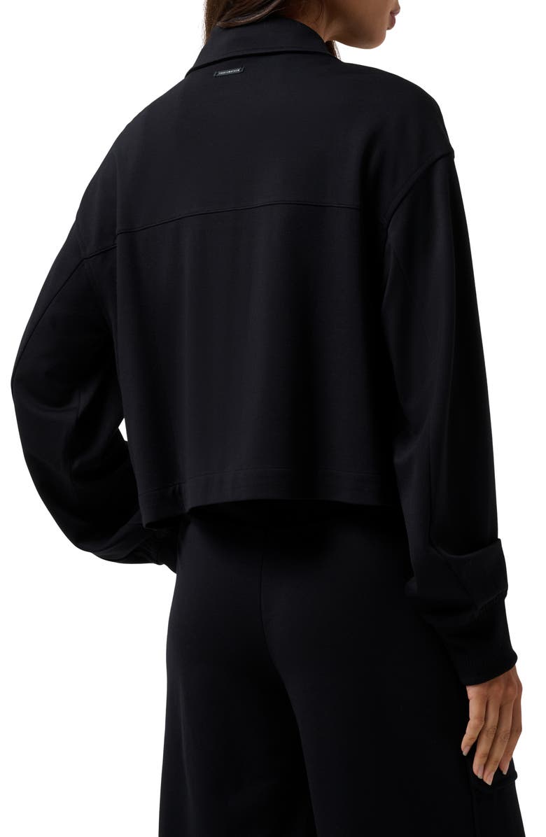 TravisMathew Friday Ponte Utility Jacket, Alternate, color, Black