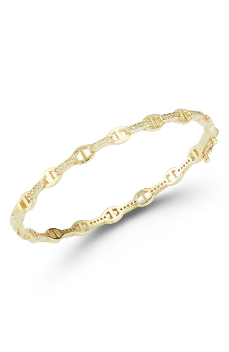 CHLOE AND MADISON Link Bangle, Main, color, Gold