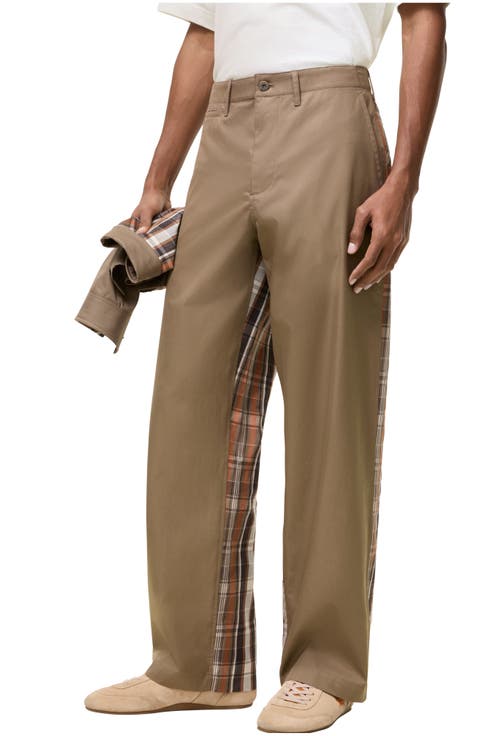 Check Tropical Gabardine Chinos