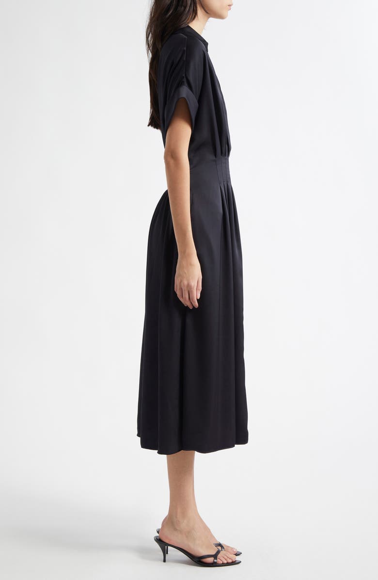 Ramy Brook Kayleigh Pleated Johnny Collar Dress, Alternate, color, 