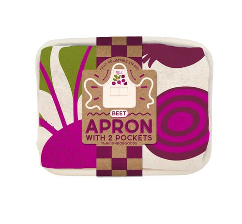 The Neighborgoods Beet Apron In White