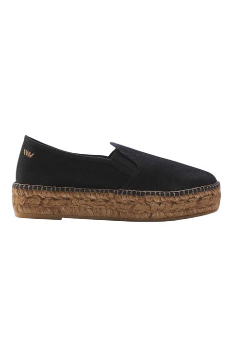 Castell Canvas Espadrille Platforms