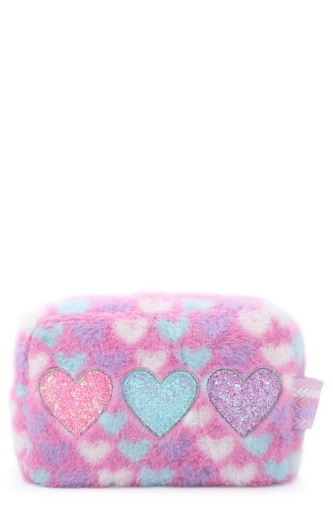 Kids' Plush Heart Pouch