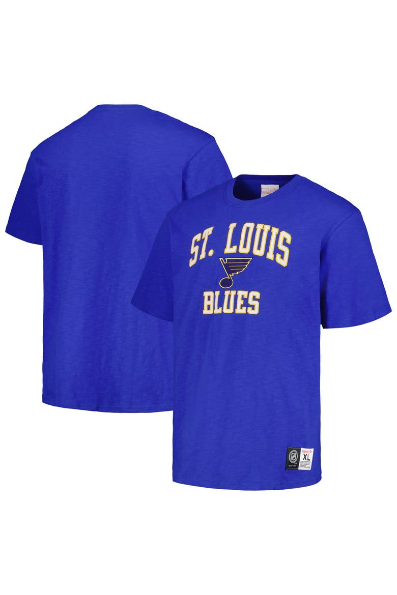 Men's Mitchell & Ness Blue St. Louis Blues Legendary Slub T-Shirt, Main, color, Blue