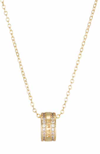 Cubic Zirconia MAMA Pendant Necklace