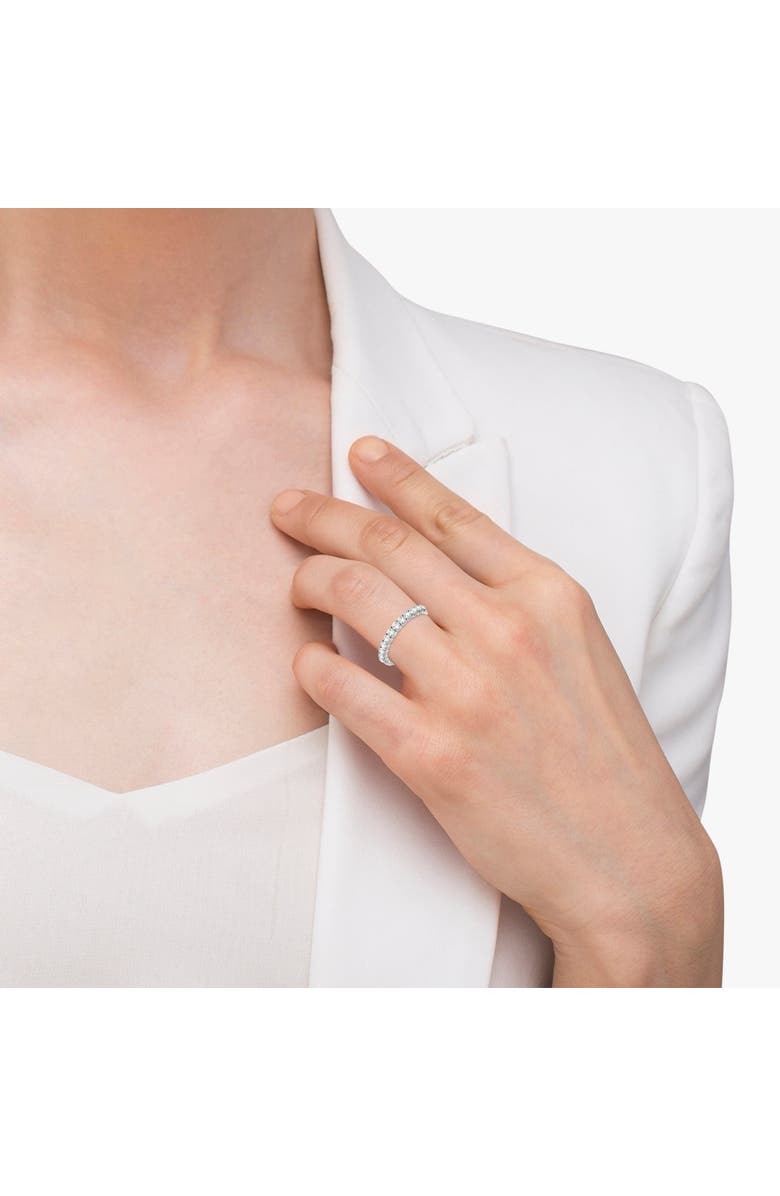 ALLUREZ Wedding Band Anniversary Ring in 14k, Alternate, color, White Gold