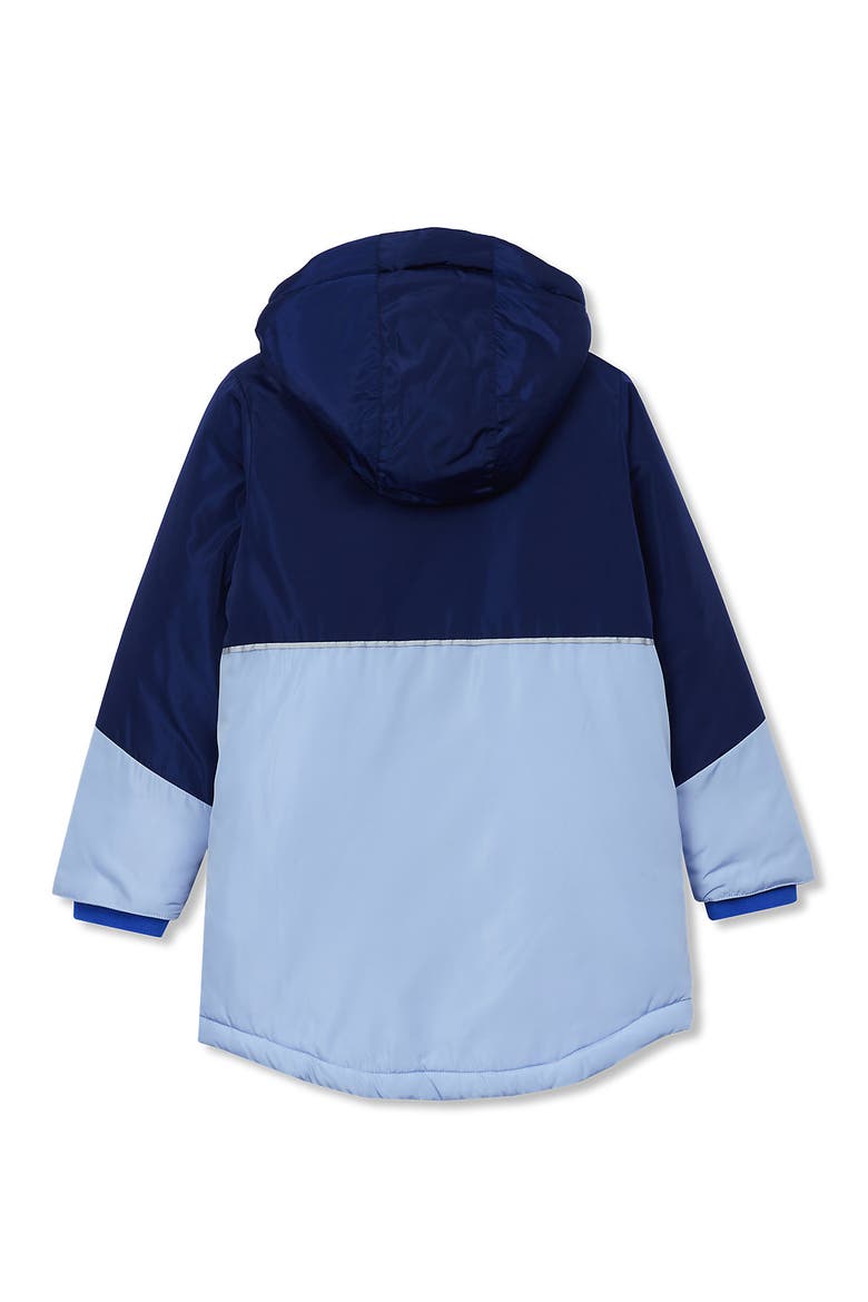 Kids Insulated Water Resistant Activity Jacket, Alternate, color, Medieval Blue/Soft Blue
