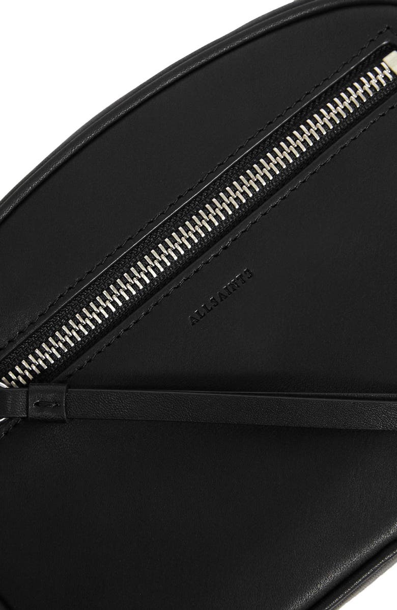 AllSaints Captain Leather Belt Bag, Alternate, color,