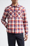 Moncler Grenoble Gelt Quilted Check Shirt Jacket