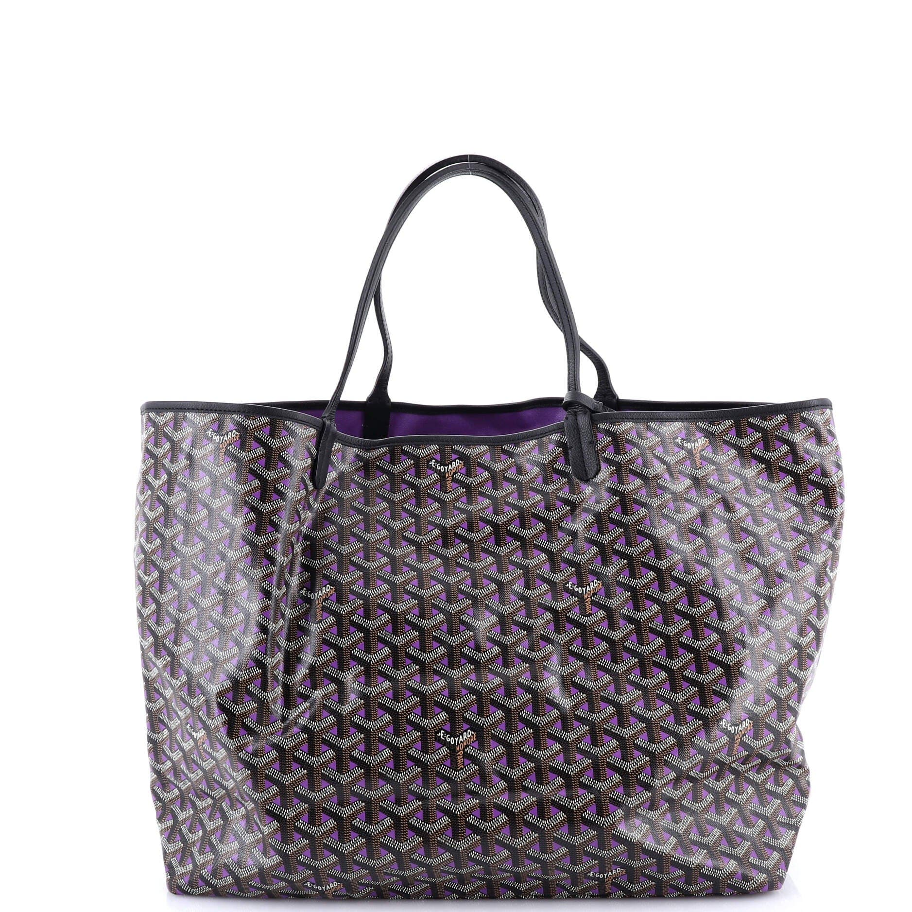 Pre-Owned Goyard Saint Louis Tote Claire Voie Coated Canvas GM, Alternate, color, 
