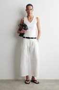 COS Pleated Cotton Balloon-leg Pants