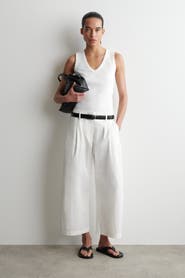 COS Pleated Cotton Balloon-leg Pants