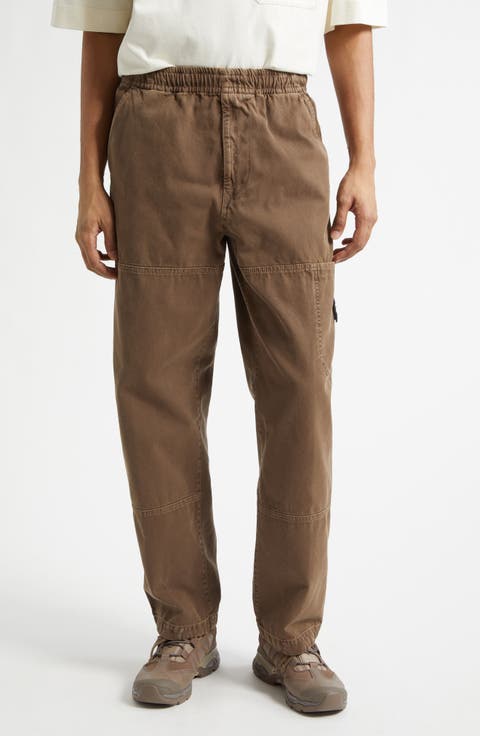 Garment Dye Cotton Cargo Pants