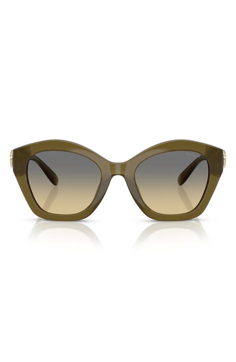 57mm Irregular Round Sunglasses